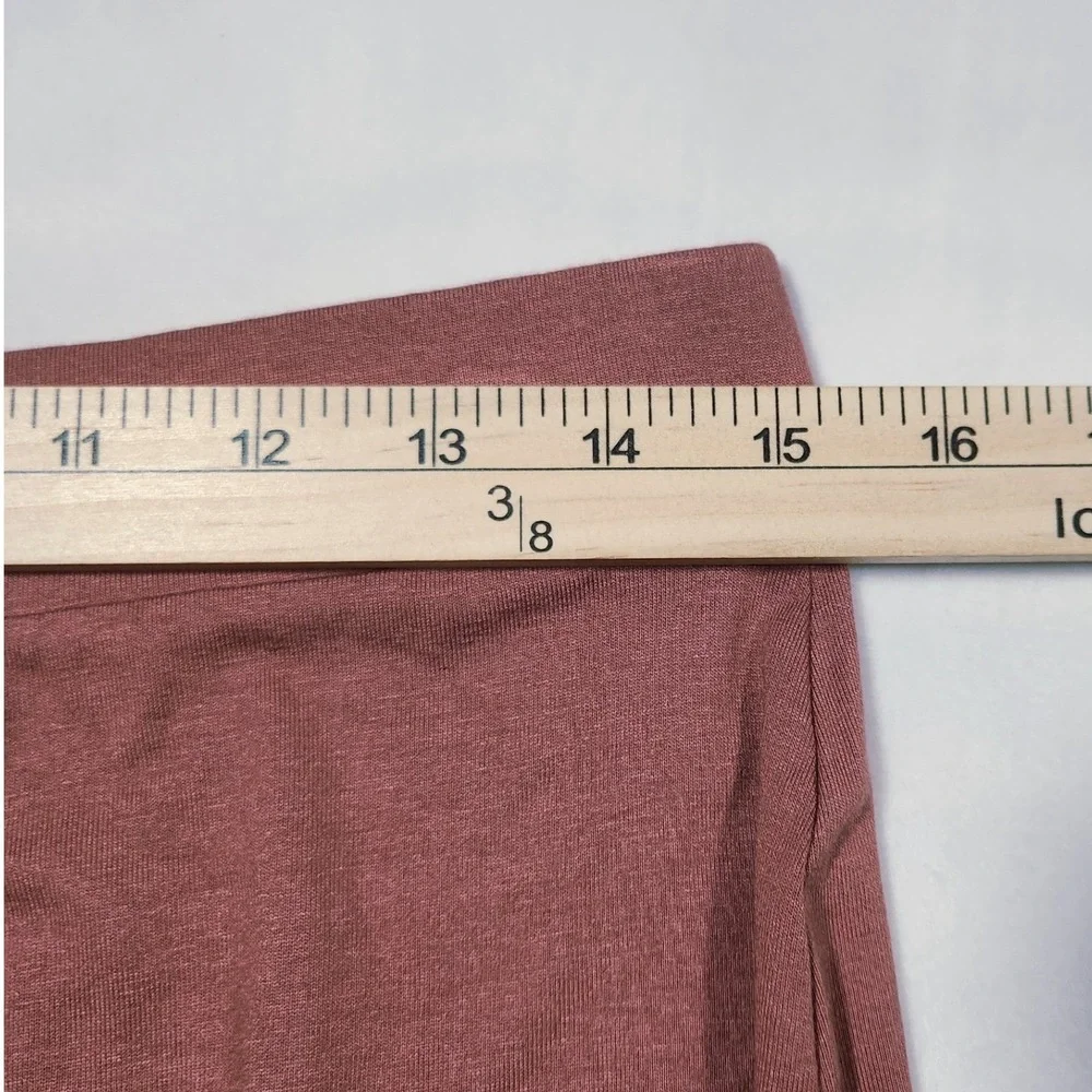 NWT ASOS Women Rust‎ Brown Jersey Maxi Skirt with Pockets Size US 8